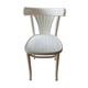 Vintage white lacquered bistro chair
