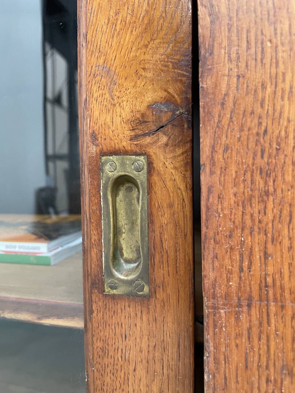 Enfilade de métier XXL chêne portes vitrées