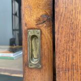 Enfilade de métier XXL chêne portes vitrées