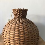 Vintage rattan pendant light
