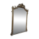 Miroir Napoléon III en bois et stuc doré