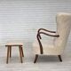 1960s, Danish design by A. Christensen for Slagelse Møbelværk, sheepskin.