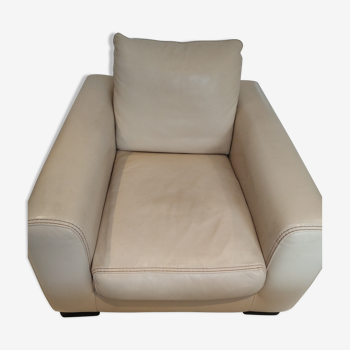 Roche Bobois leather armchair