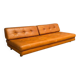 Cognac leather daybed / sofa, 1960s