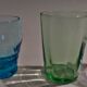 Vintage shooter shot glasses series of six assorted colors