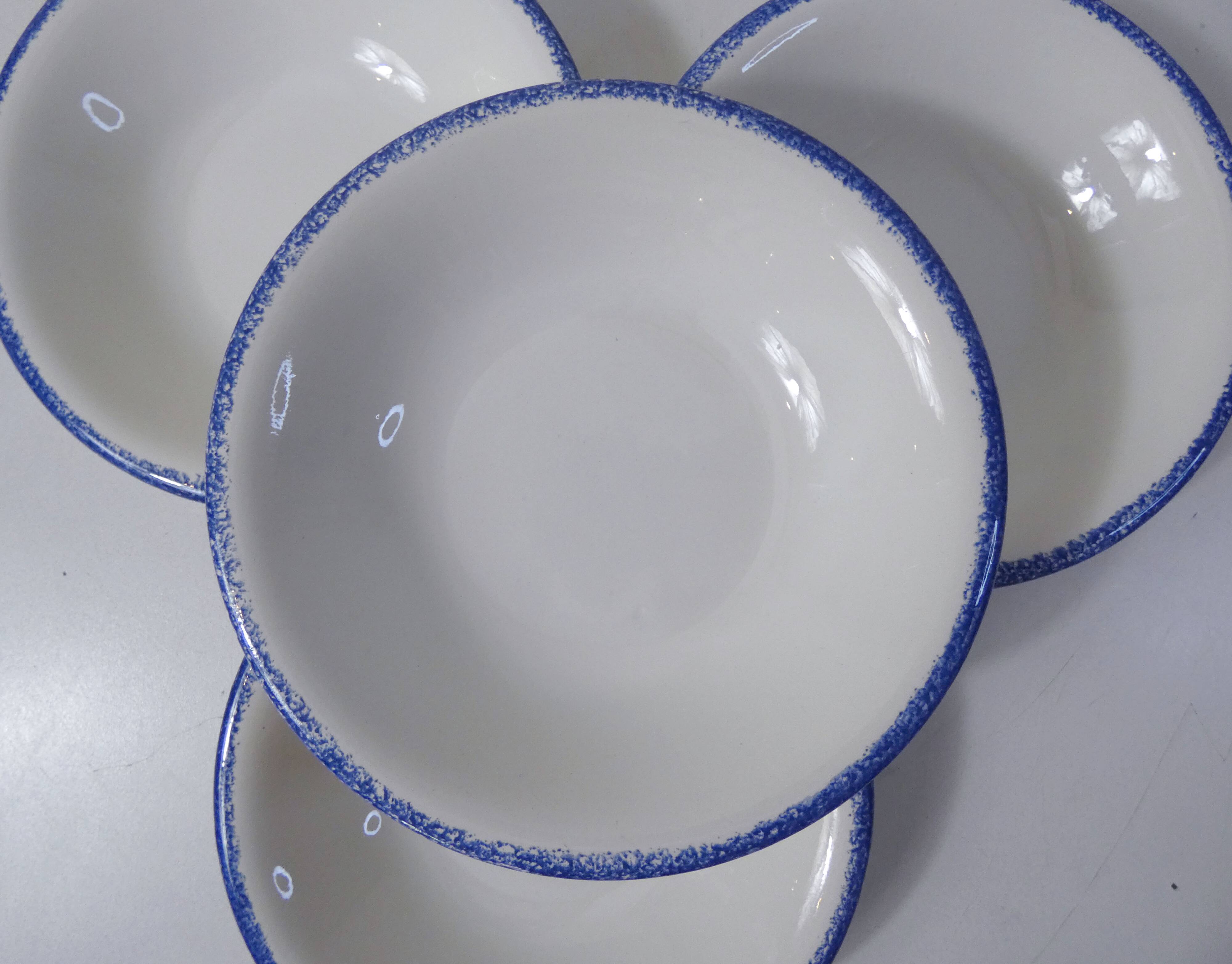 4 deep plates in Italian earthenware