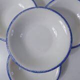 4 deep plates in Italian earthenware