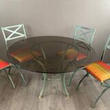 Table and Chairs Set “Villa D'Este” Collection by Pierre Vandel