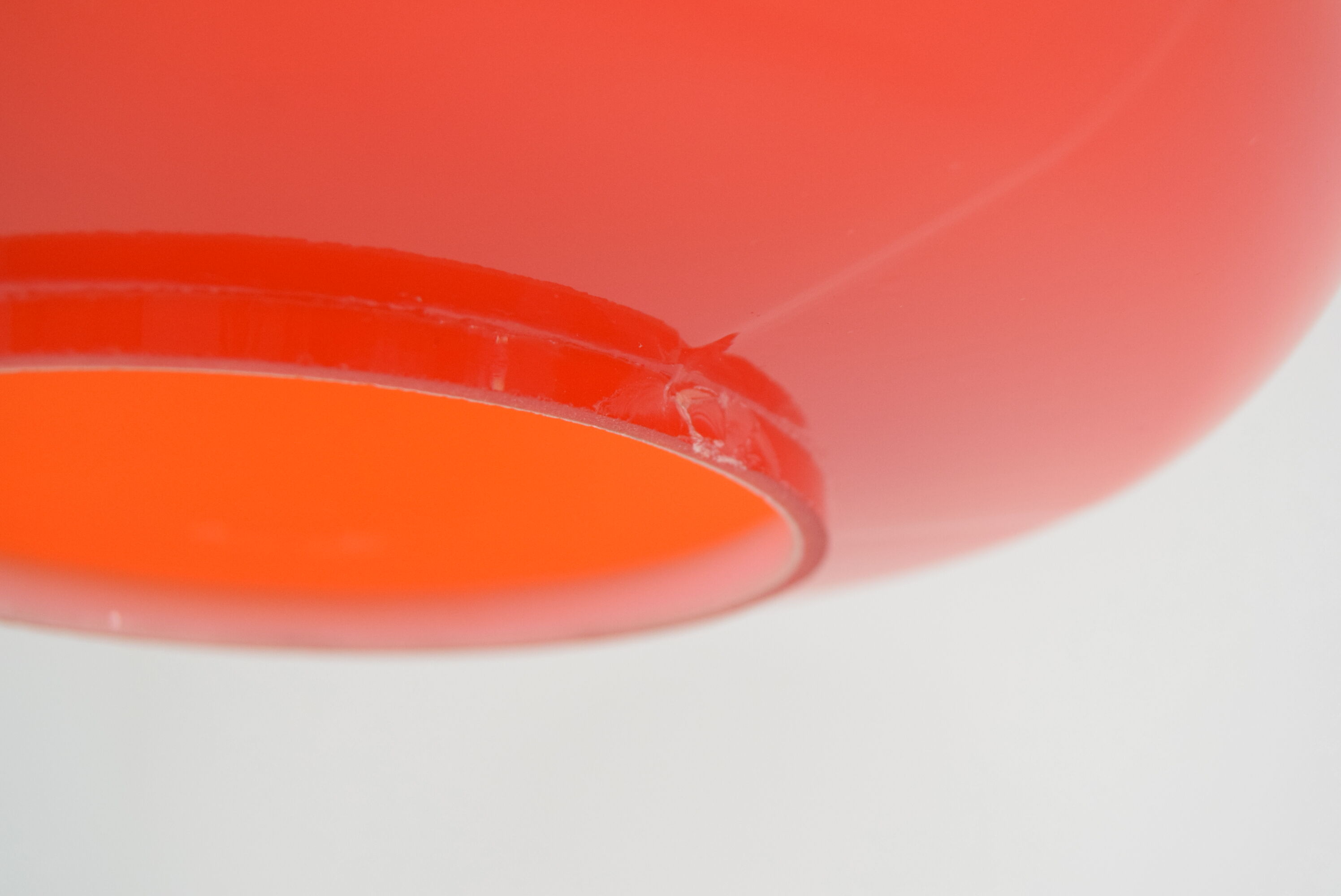 Mid-century Glass Pendant,1970's.