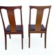 Set de 2 chaises en teck vintage design scandinave