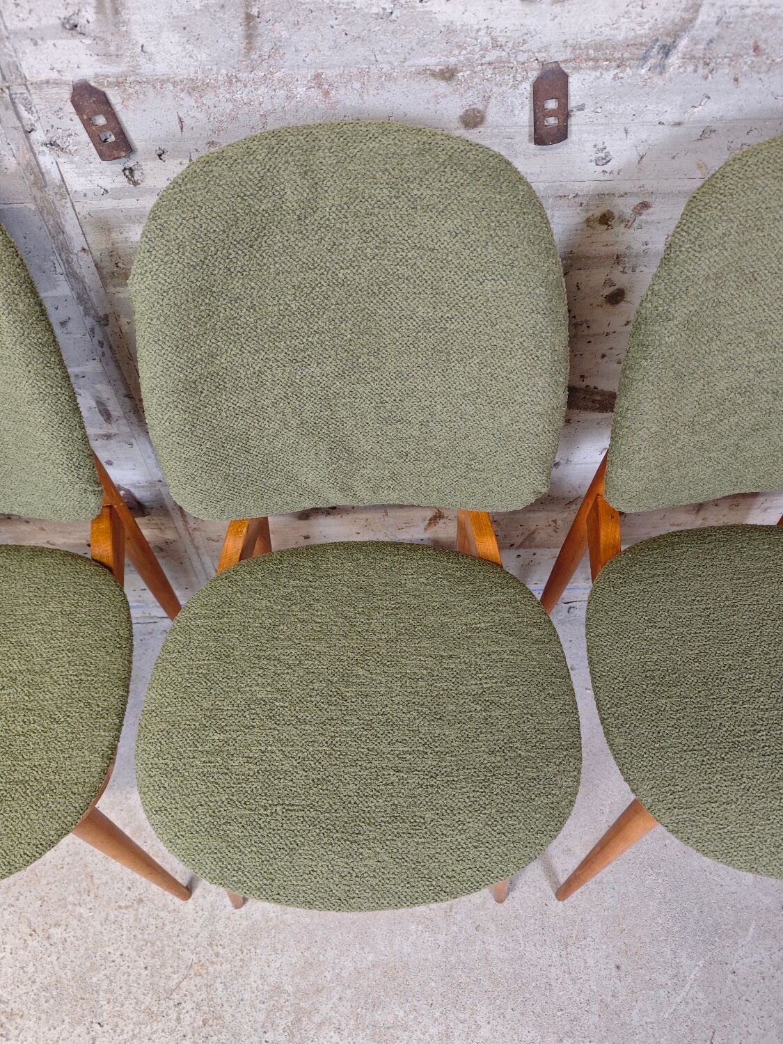 Set of 4 Baumann Pégase chairs