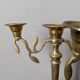 Pair of vintage bohemian country candlestick holders