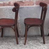 Baumann bistro chairs, 1950s. (Set of 4)