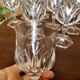 12 crystal water glasses Chaumont model