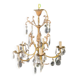 Lustre pampilles style Louis XV