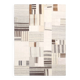 5x8 Cream & Beige Mid Century Modern Kilim Rug, 167x234Cm