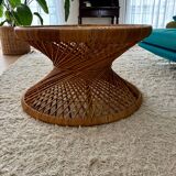 Rattan coffee table