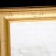 Miroir de cheminée en bois et stuc doré