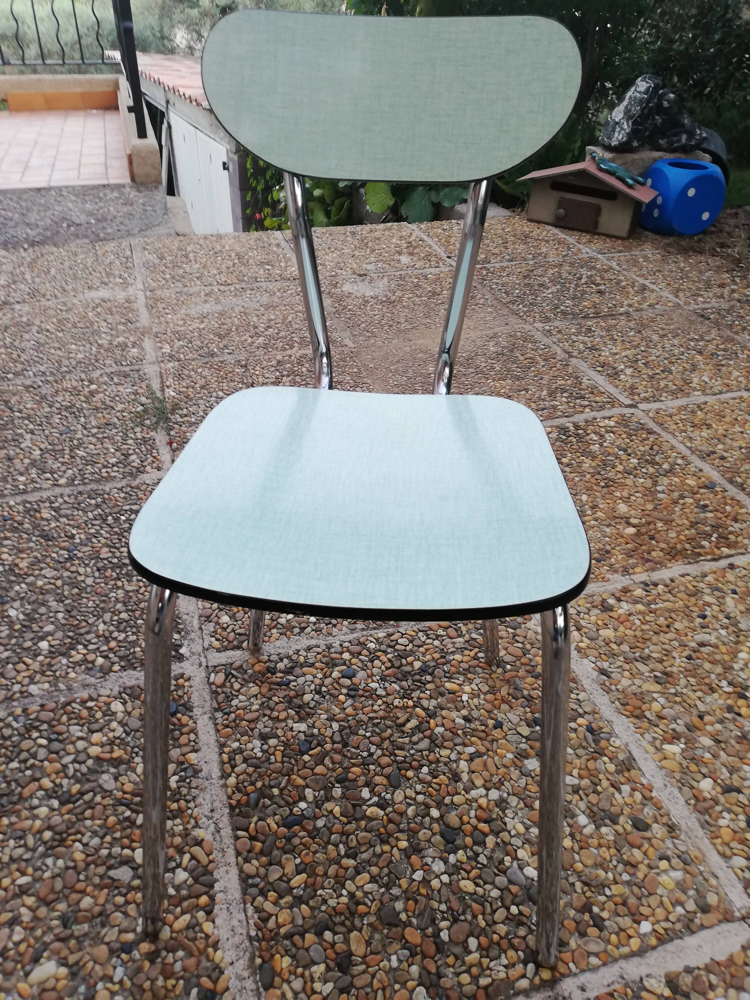 Formica chair from Tublac, 60s