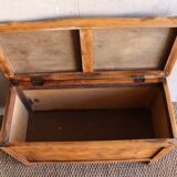 Vintage wooden toy trunk