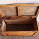 Vintage wooden toy trunk