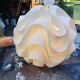 Vintage white plastic pendant lamp