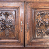 Antique closet doors - carved wood