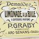 Vintage leminade advertising poster