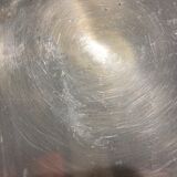 Lot of two square plates cast vintage aluminium