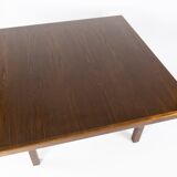 Coffee table in dark oak of danish design from the 1960s.