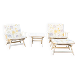 Folding garden chairs by Carlo Hauner for BFC, 1960s, set of 4.