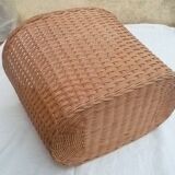 rattan waste paper basket