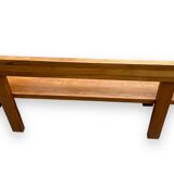 Bench with Pierre Chapo backrest , 70s