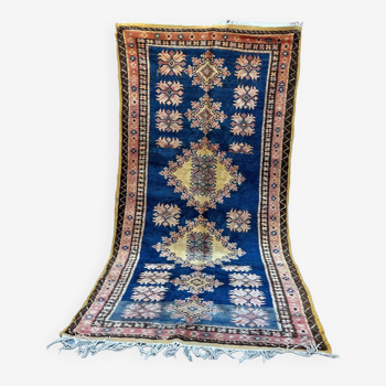 Moroccan rug Taznakht blue - 315 x 153 cm