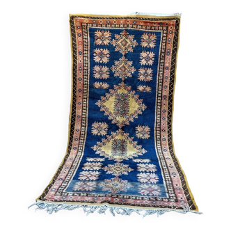 Moroccan rug Taznakht blue - 315 x 153 cm