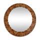 Vintage Scandinavian wooden mirror 1960