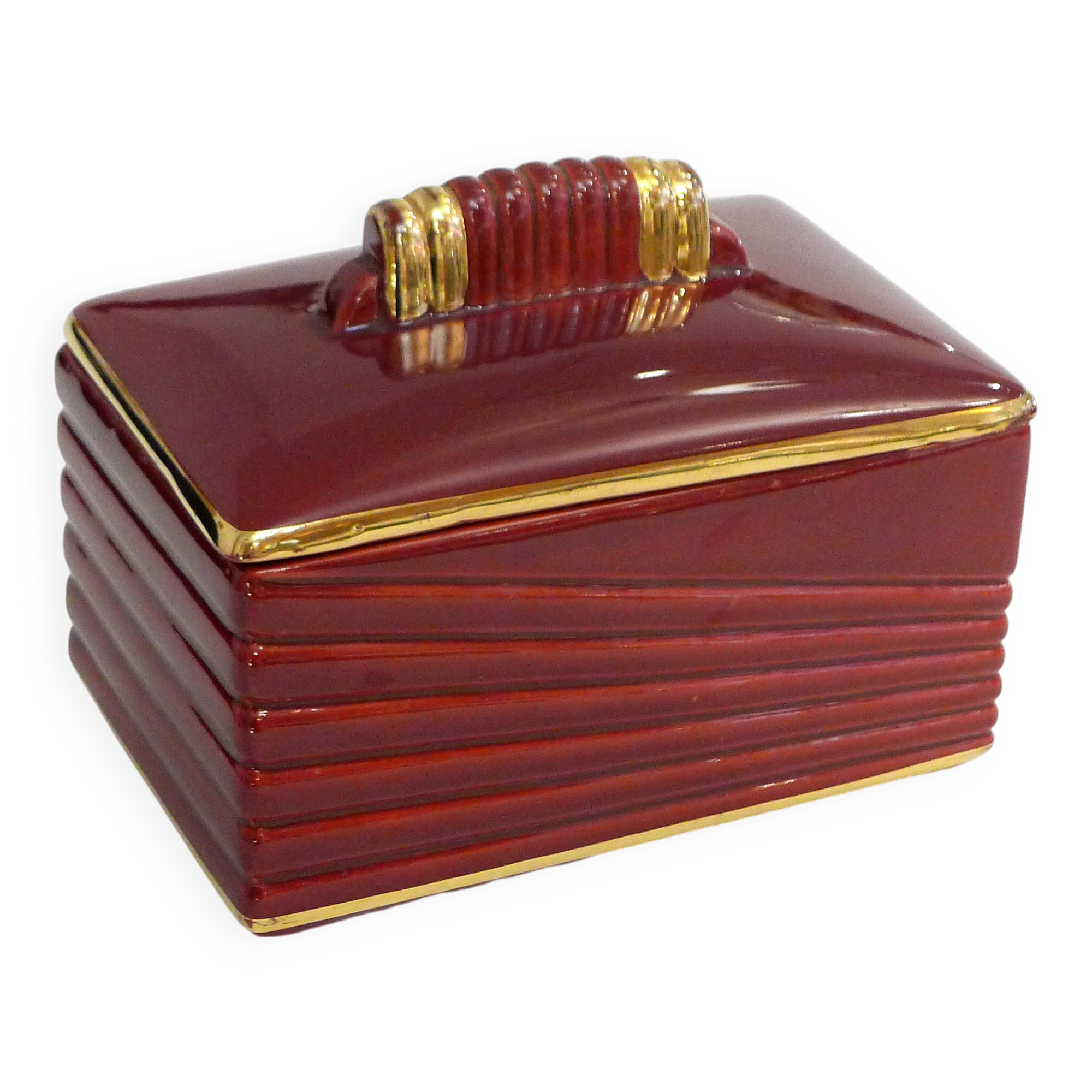 B. Letalle Art Deco Biscuit Box