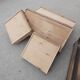 Ancienne commode en bois et marbre