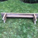 Solid oak bench