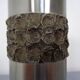 Brutalist German vases in stainless steel, 1960s, set of 2