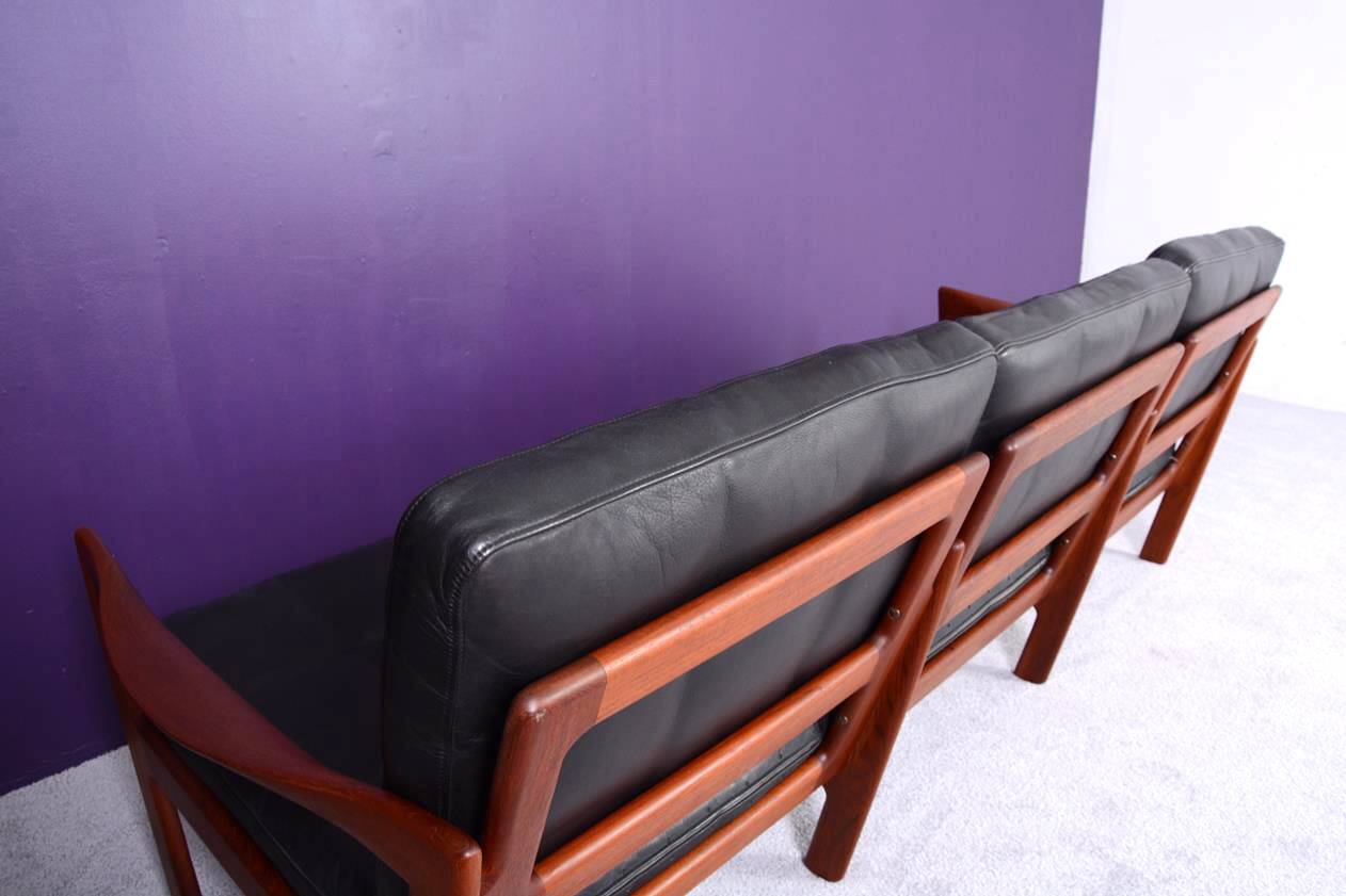 3 seater sofa by Niels Eilersen Skodburg for Illum Wikkelso Denmark 1960's.