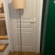 Brass tripod floor lamp from the 60s
