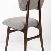 Grey Bouclé Chair from the 20th Century, 1960s