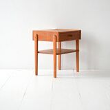 Table de chevet scandinave en teck, années 1950-60