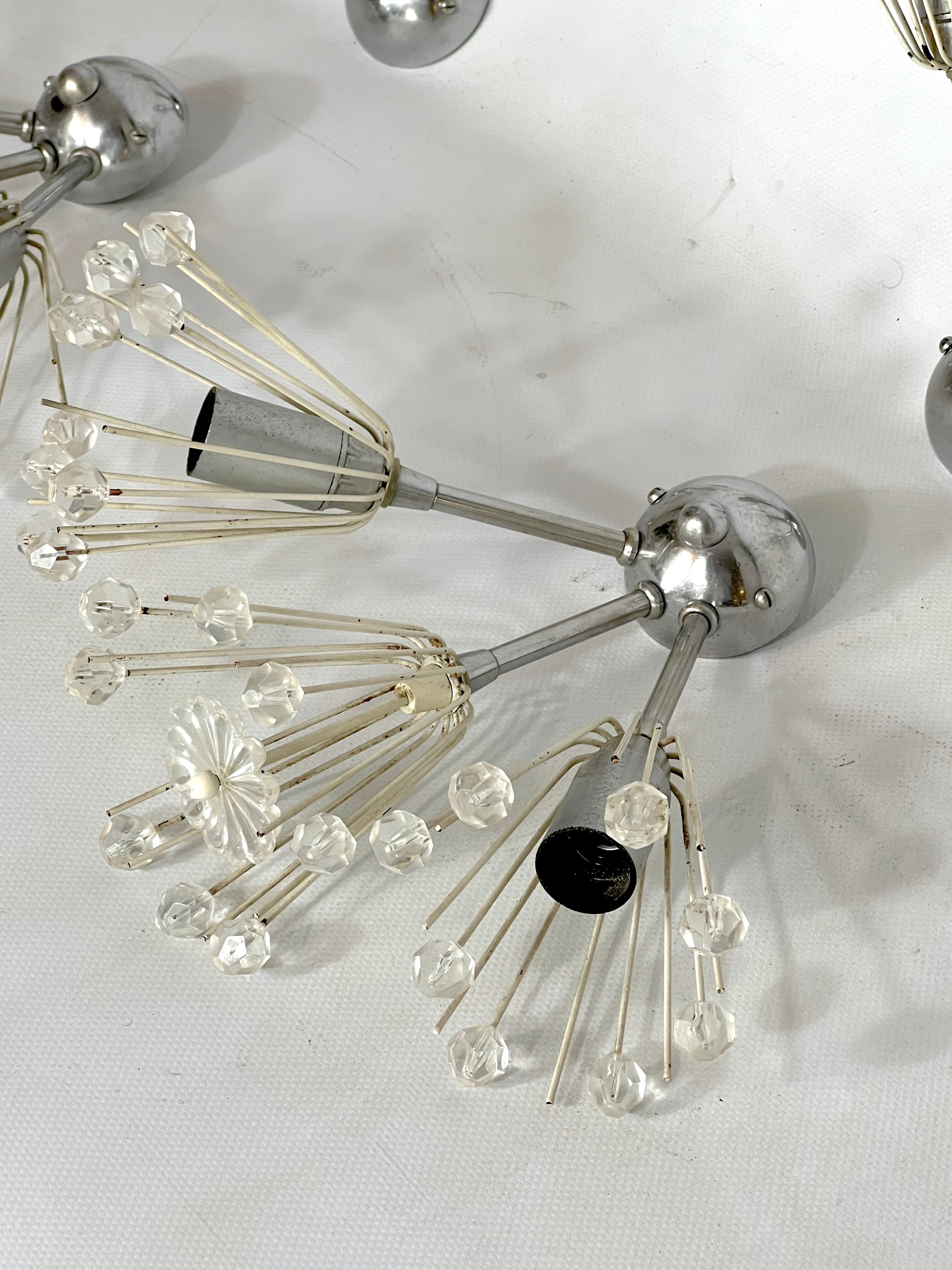 Ensemble de six appliques Emil Stejnar des années 60