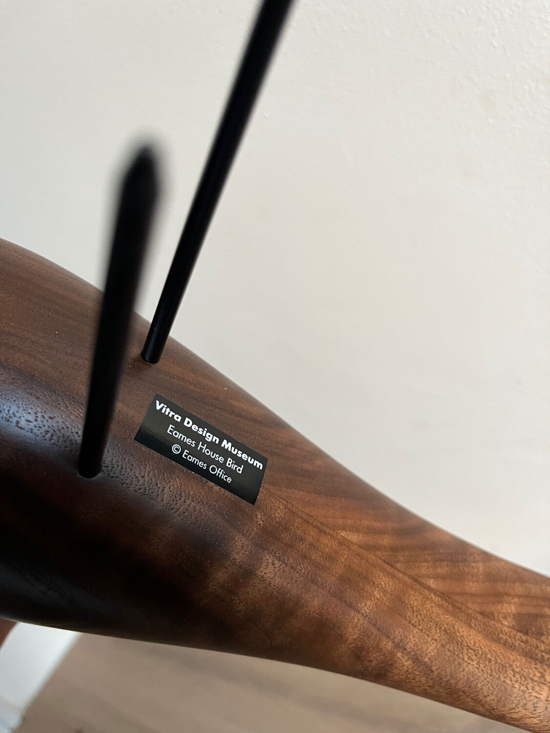 Sculpture Bird Walnut Vitra Eames