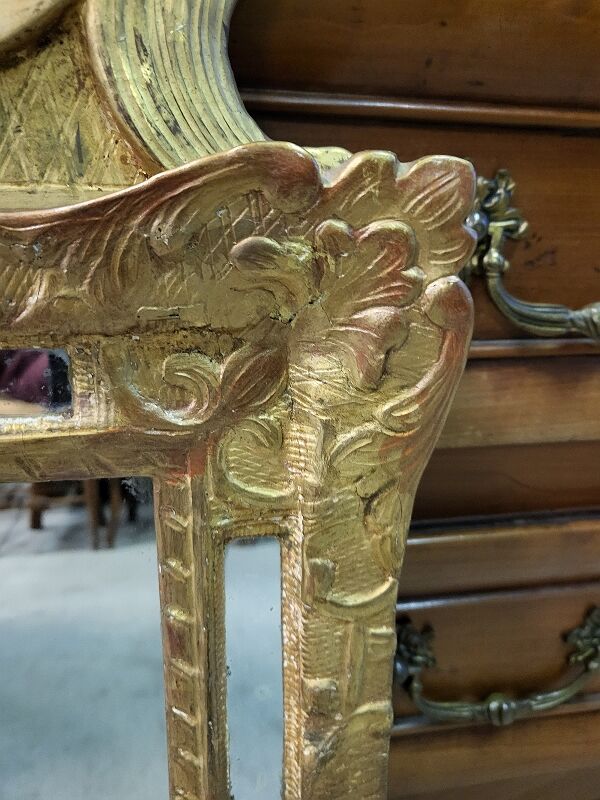 Wooden mirror dora parcloses of the XIXth n35