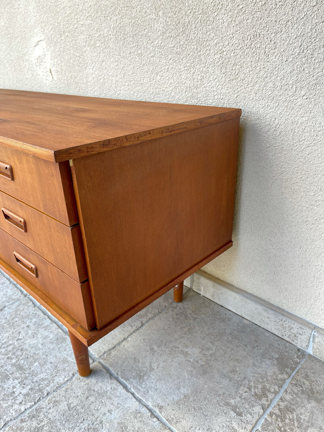 Scandinavian teak row