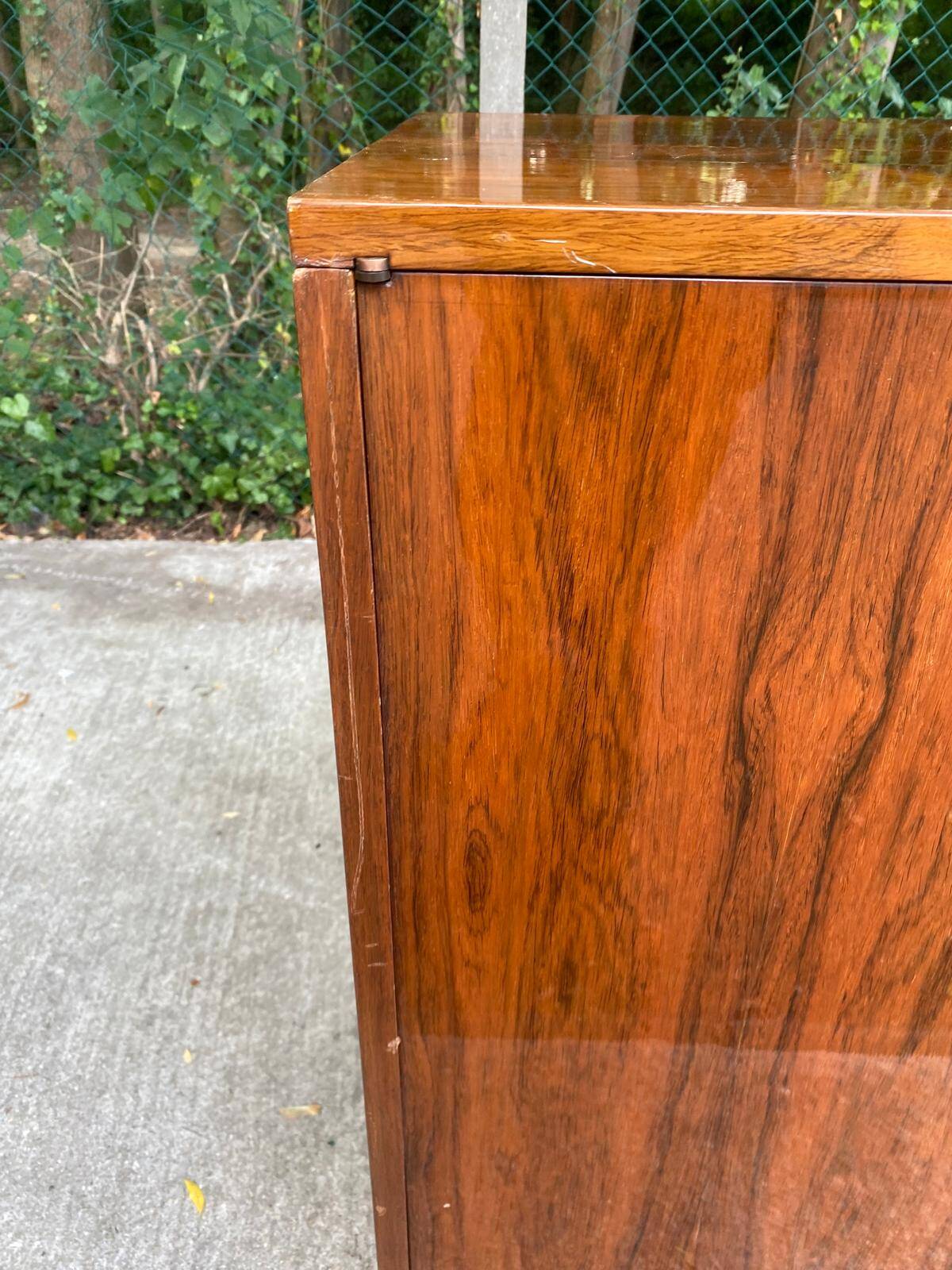 Enfilade scandinave en palissandre des années 1950 230cm