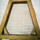Antique wooden racket with frame